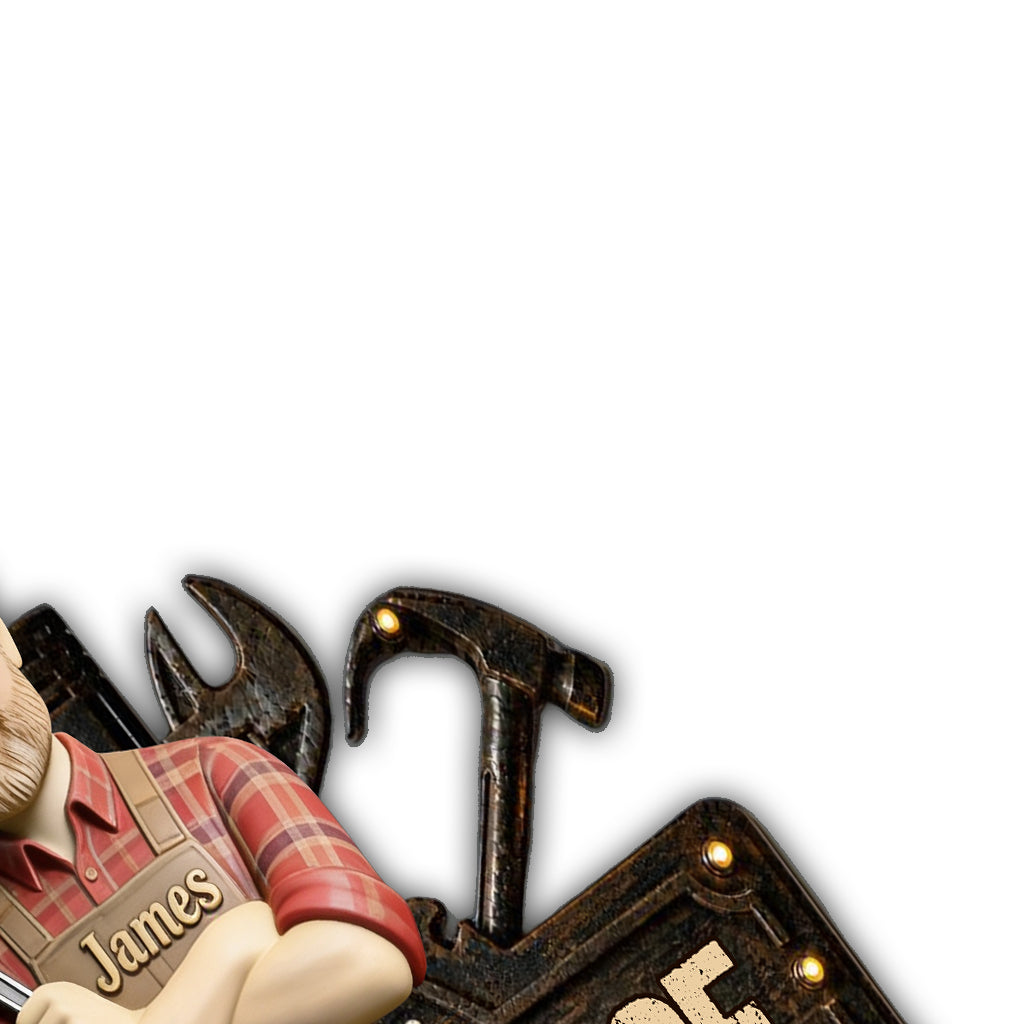 Dad's Garage - Personalized Father Cut Metal Sign
