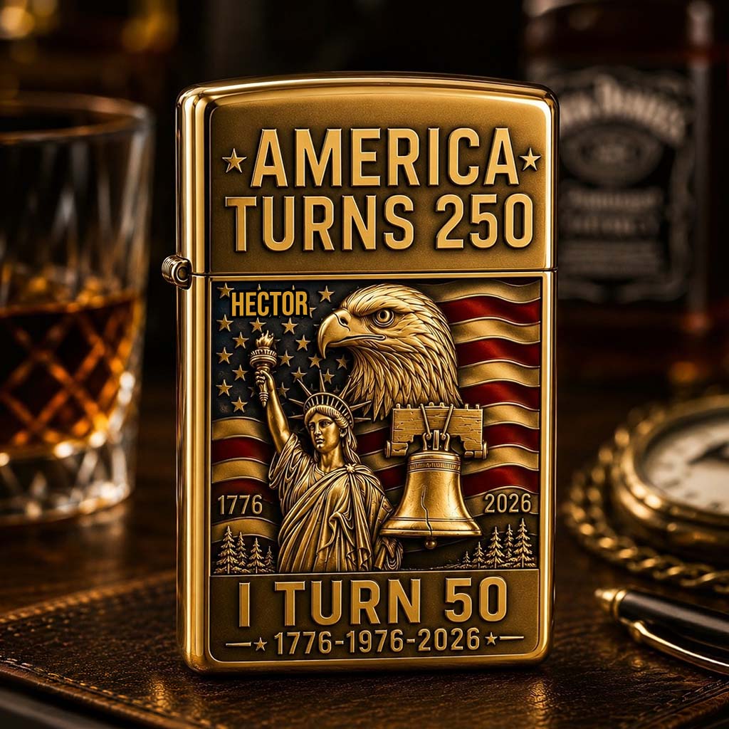 250 Anniversary - Personalized Birthday Lighter