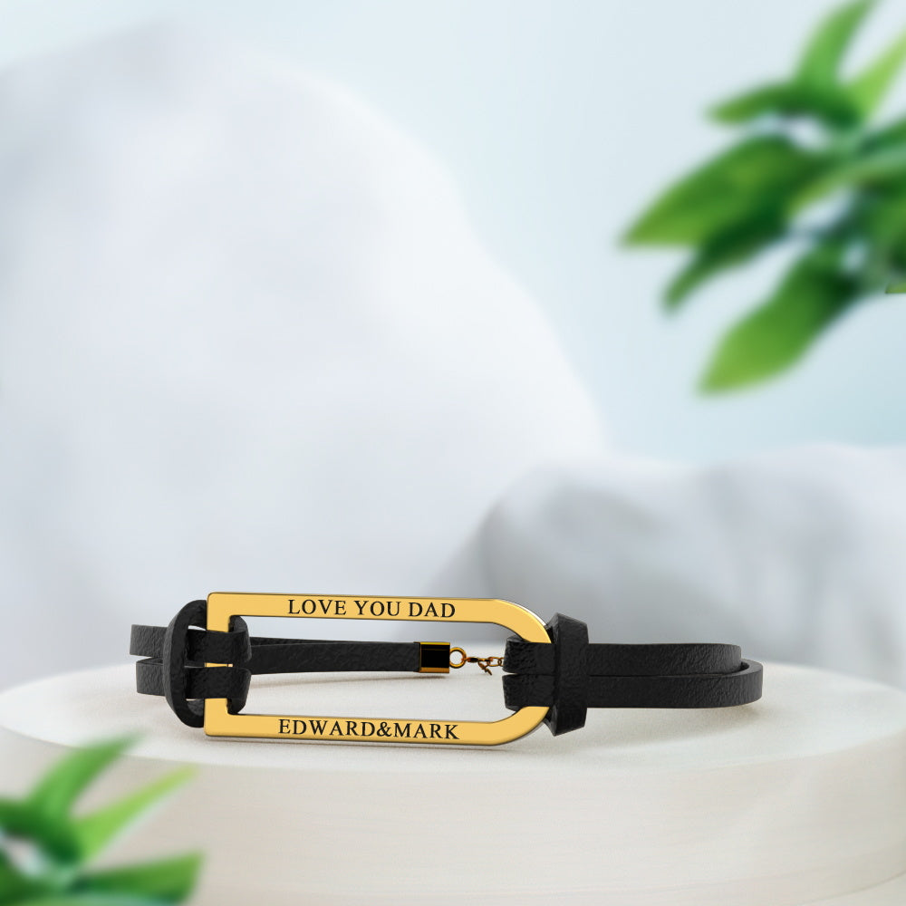 Any Text - Personalized Engraved Bracelet for Lover
