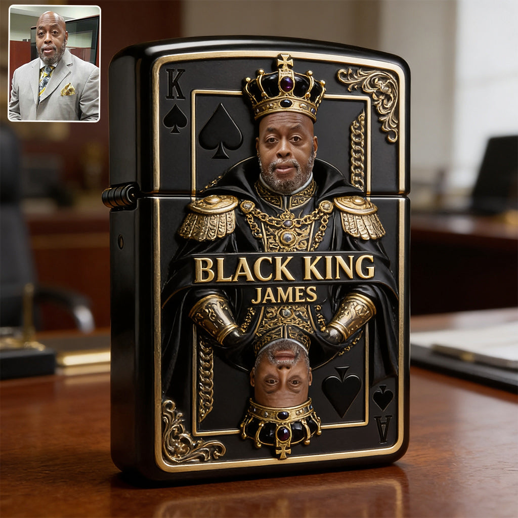Black King - Personalized African American Lighter