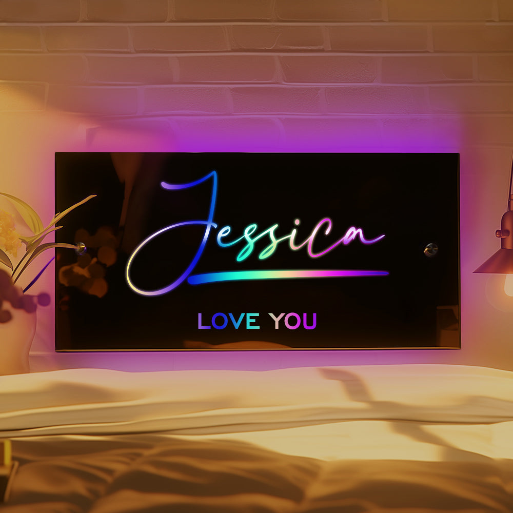 Any Name - Personalized Any Name Neon Light Mirror