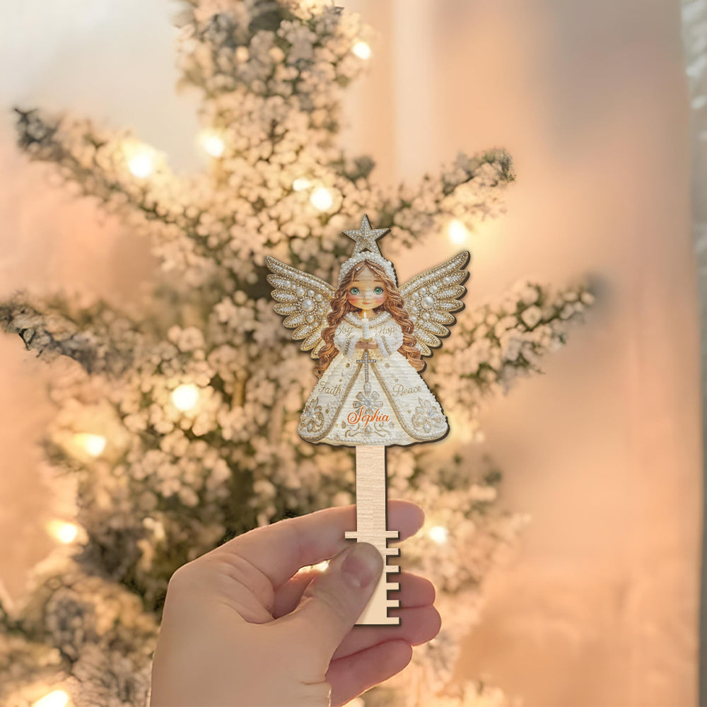 Angel Joy Hope Faith Peace - Christian Tree Topper
