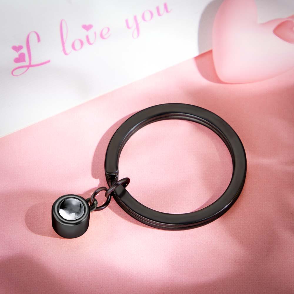 Custom Photo Projection Keyring - gift for anyone, dog lover, cat lover, who lost a loved one - Personalized Projection Keyring