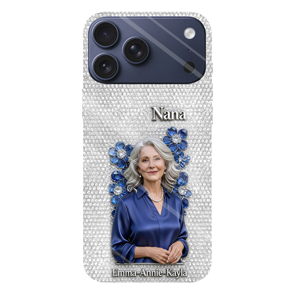 Forever Loved Grandma Diamond - Perfect Mother's Day Gift - Personalized Grandma Full Print Phone Case