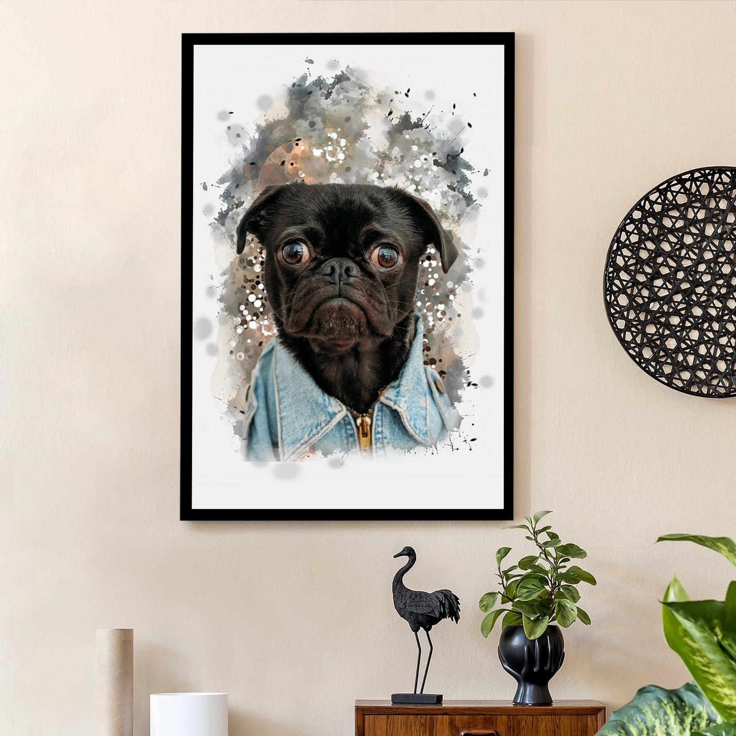 Custom Pet Portrait Poster - A Heartwarming Gift for Your Furry Friend