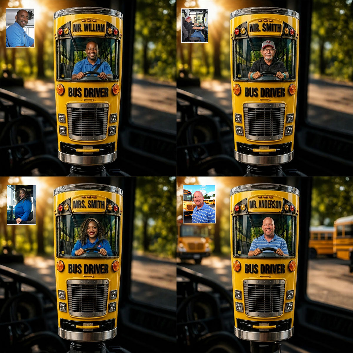 Bus Driver Gift - Personalized Bus Driver Tumbler