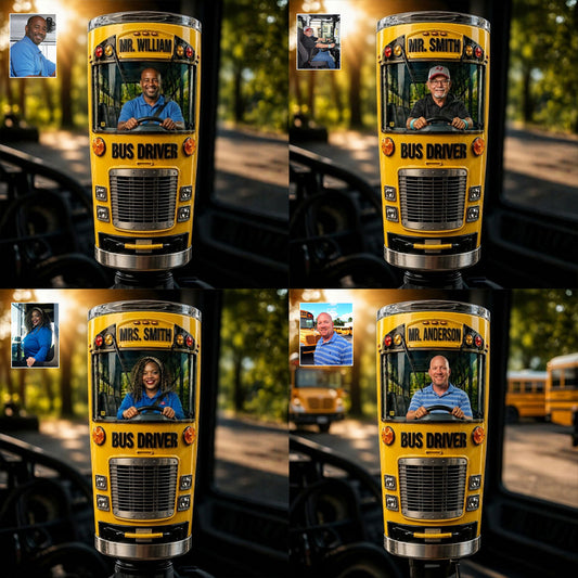 Bus Driver Gift - Personalized Bus Driver Tumbler