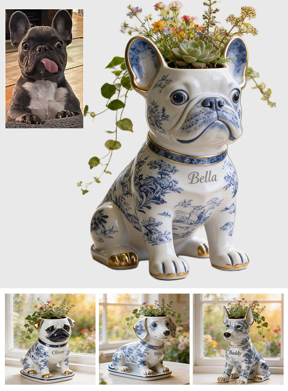 Custom Any Photo - Personalized Dog Acrylic Pot