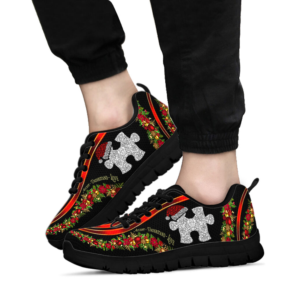 Accept Understand Love Autism Awareness Sneakers 0622
