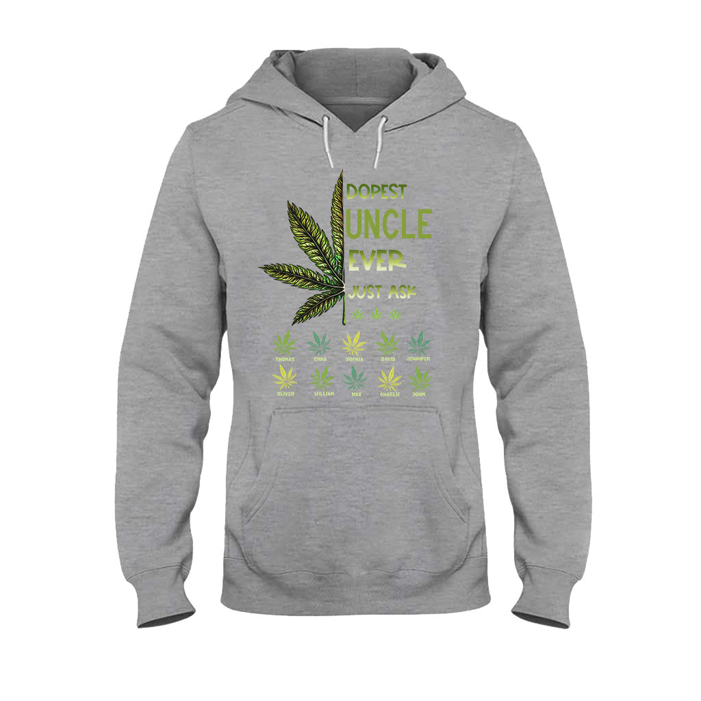 Dopest Dad Ever - Gift for dad, grandma, grandpa, mom, uncle, aunt, brother, sister - Personalized T-shirt And Hoodie