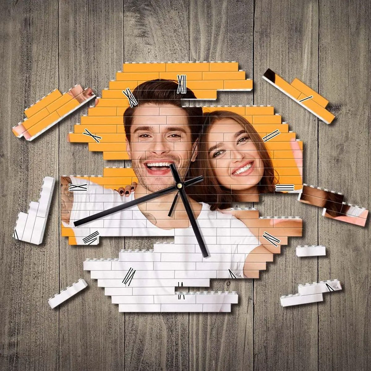 Any Photo - Personalized Brick Clock