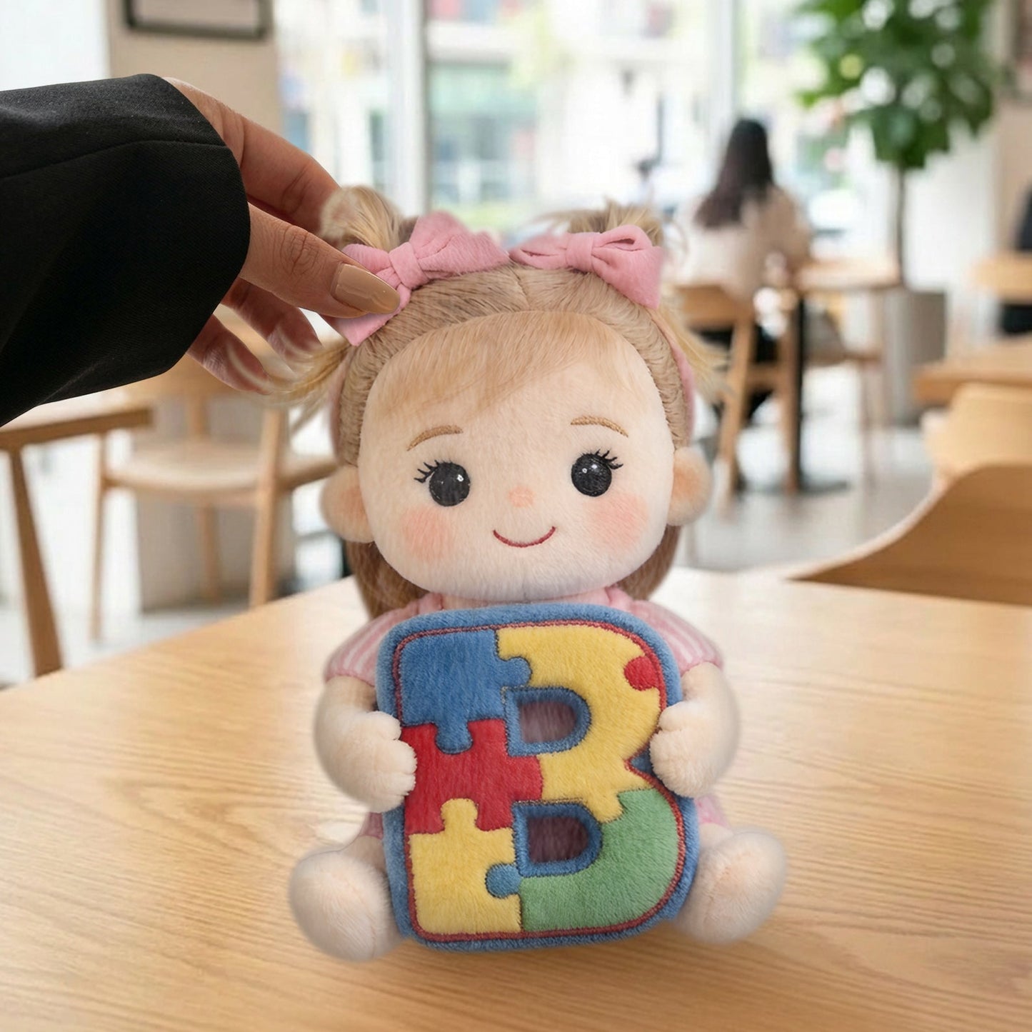 Autism Love Letter - Personalized Autism Awareness Plush Crossbag