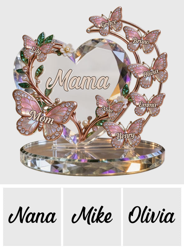 Best Mom Nana Mother Ever - Personalized Mother Custom Shaped Acrylic Plaque