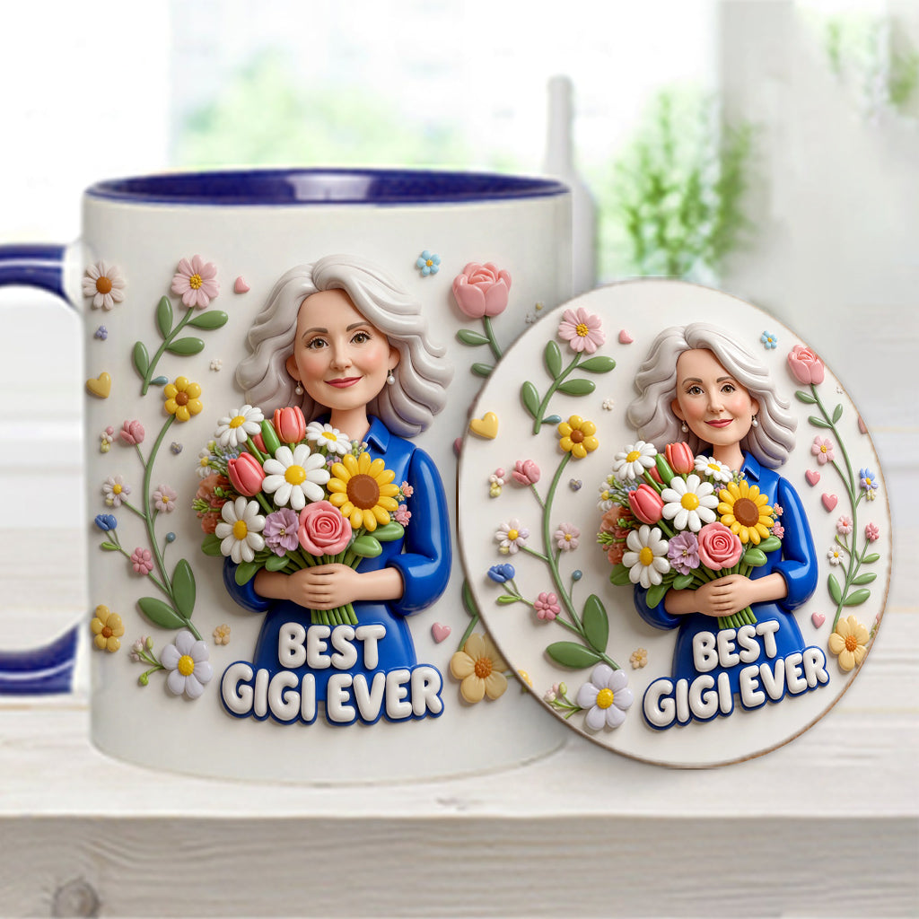 Custom Any Photo - Personalized Mother Accent Mug & Coaster