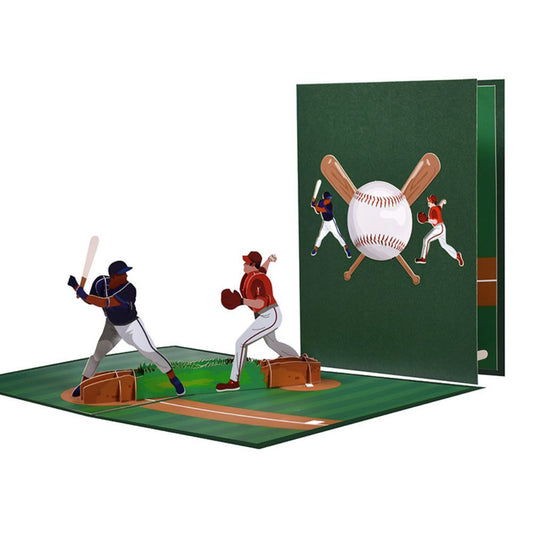 Baseball 3D Pop Up Card Baseball Game