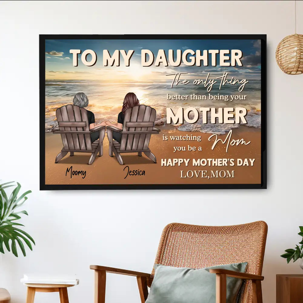 Custom Mother-Daughter Poster or Canvas Gift