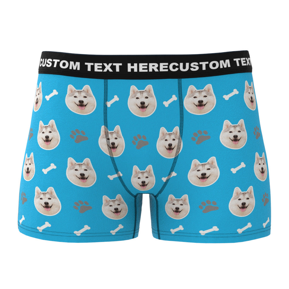 Custom Dog Face Boxers - Personalized Dog Men's boxer briefs