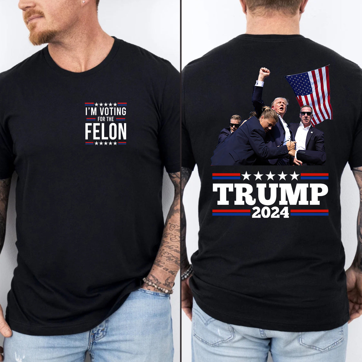 I'm Voting Shirt, Fight Fight Fight T-shirt, 2024 Rally Shirt