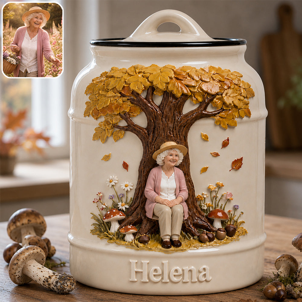 Autumn Garden - Personalized Self Love Cookie Jar