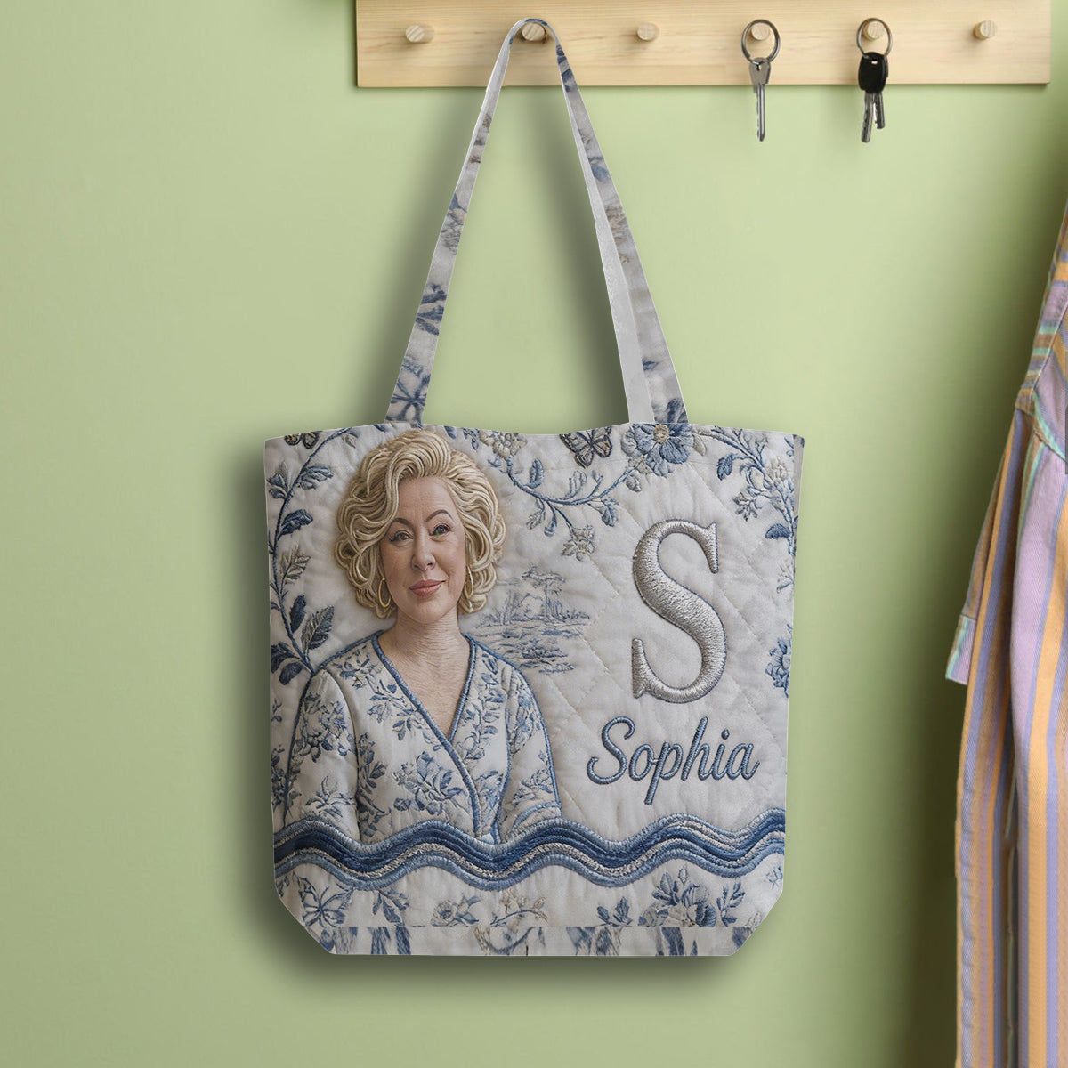 Custom Any Photo - Personalized Self Love Quilted Tote Bag