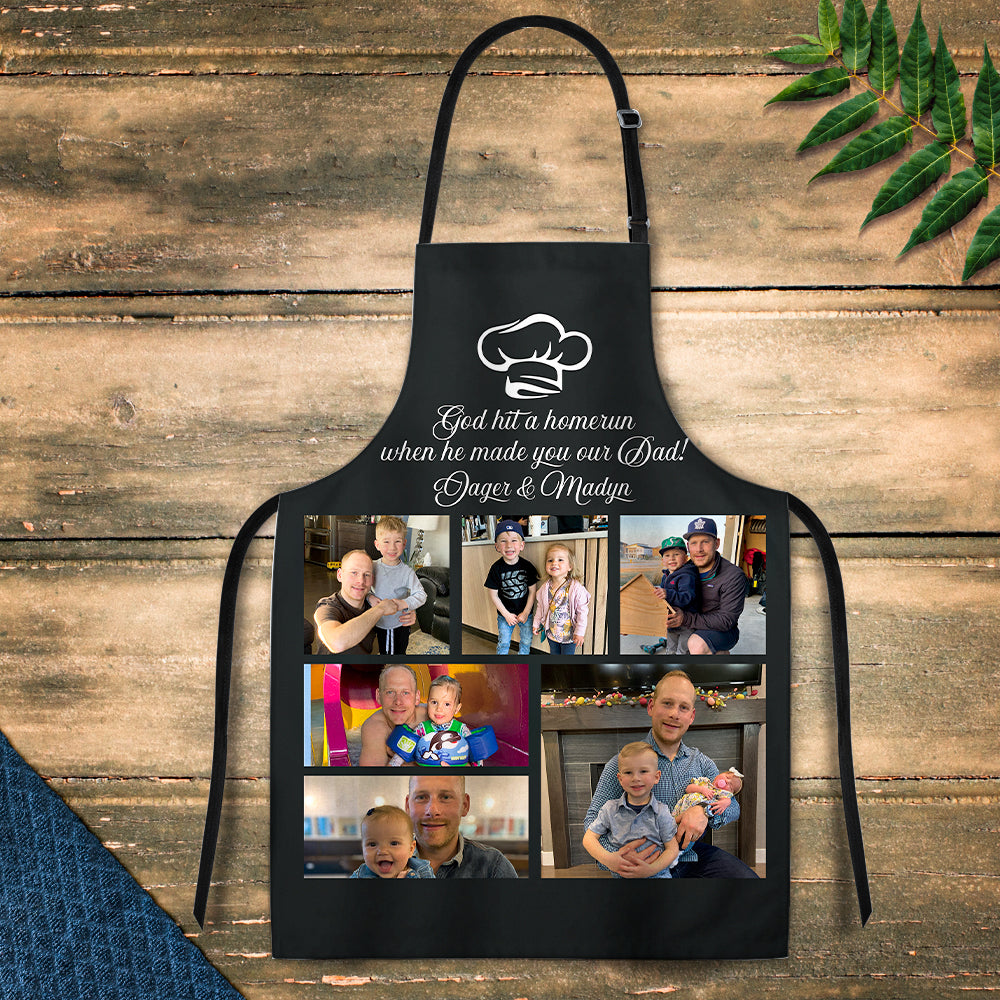 Photo & Text Customize - Personalized No Pocket Apron