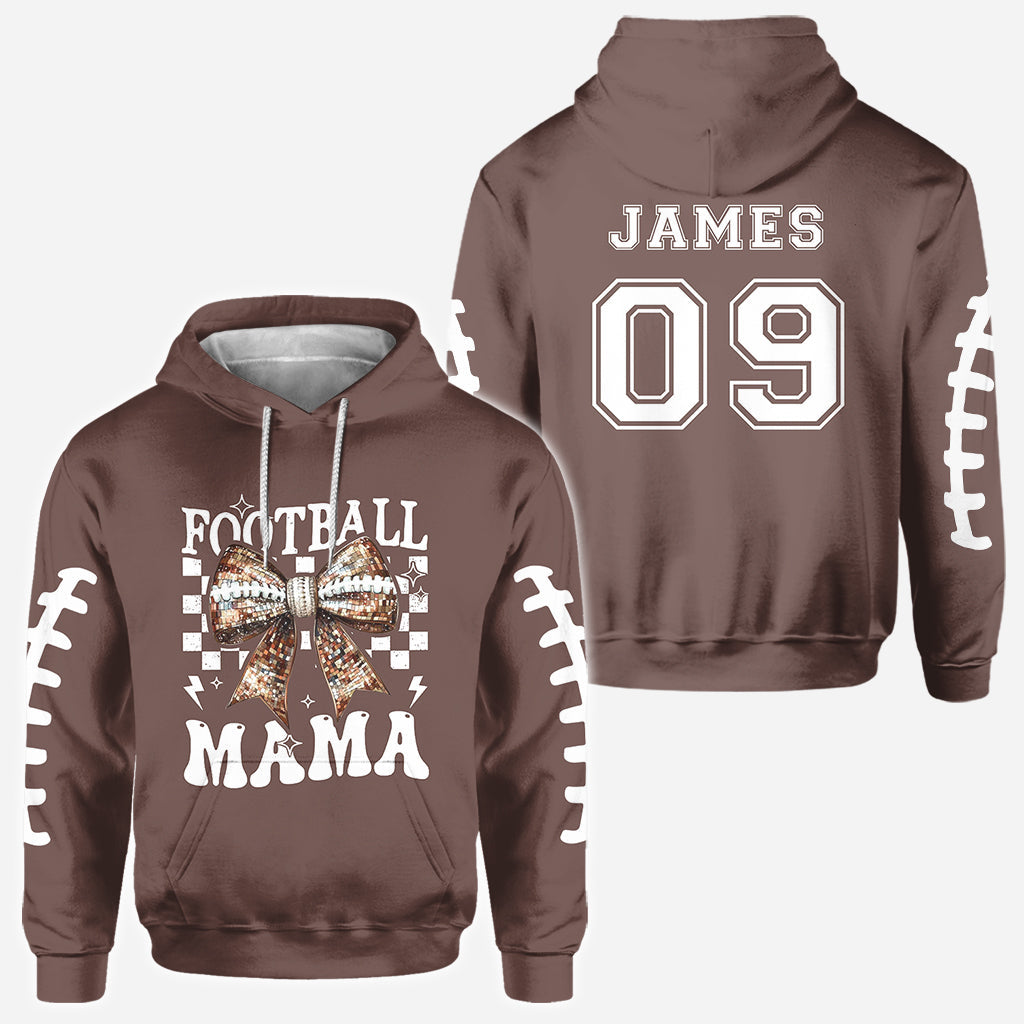 Football Mama - Personalized Football All Over Shirt