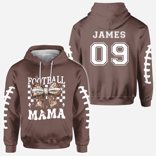 Football Mama - Personalized Football All Over Shirt