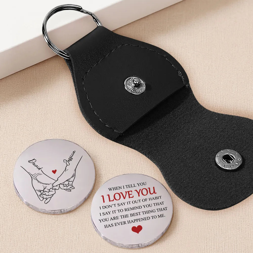Pocket Hug Personalized Love Token With 'When I Tell You I Love You' Message Sweet Everyday Reminder Creative Gift For Her
