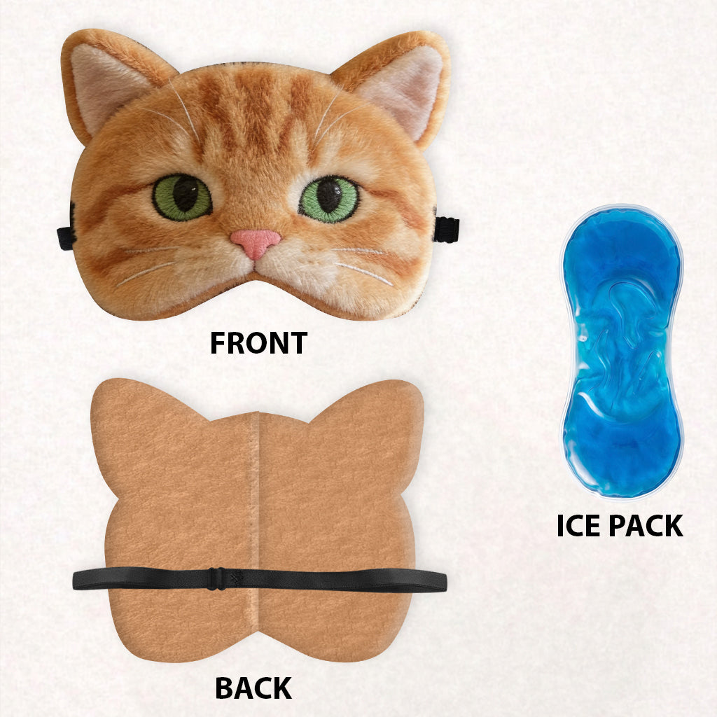 Happy Hours - Personalized Cat Cooling Sleep Mask