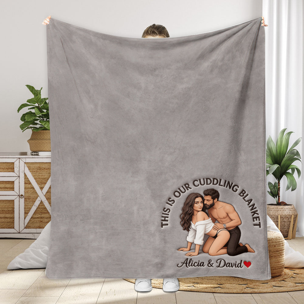 I Love You Forever - Personalized Spicy Couple Blanket