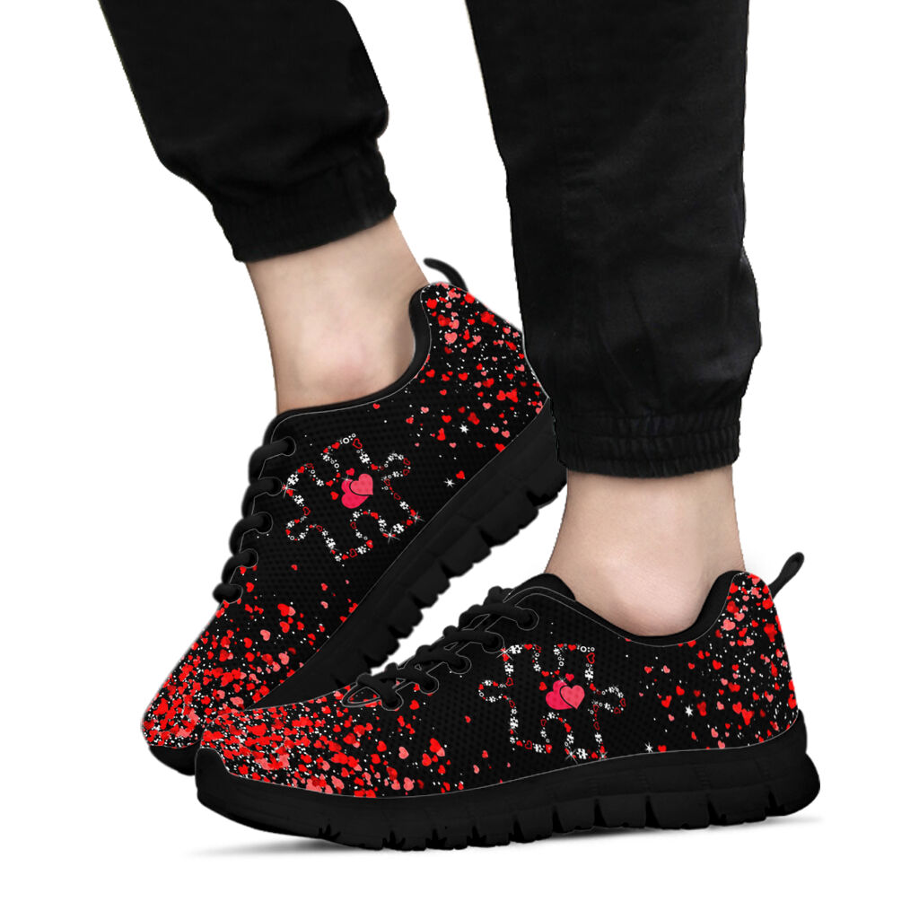 Autism Awareness Valentine Autism Awareness Sneakers 0622
