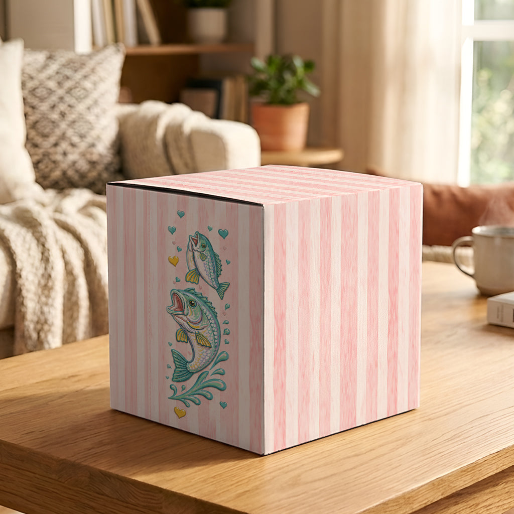 Just A Girl Who Loves Fishing - Personalized Fishing Accent Mug With Gift Box