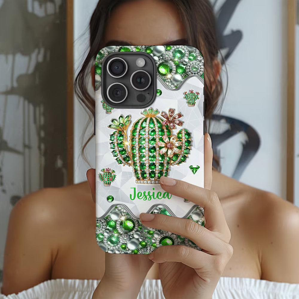 Love Cactus - Personalized Cactus Full Print Phone Case