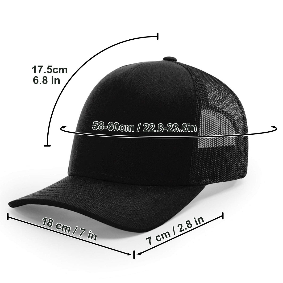 I Love My Girlfriend/ Boyfriend/ Wife... - Personalized Couple Trucker Hat