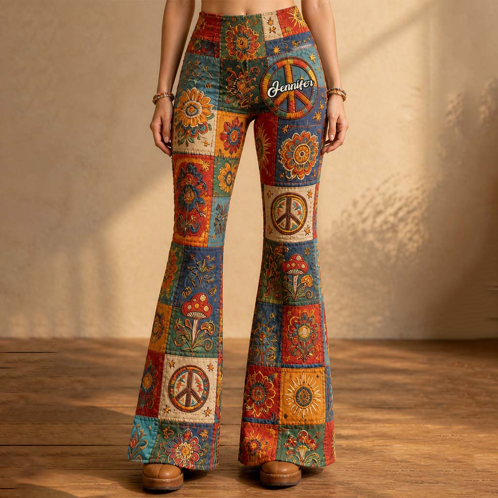Hippie Soul - Personalized Hippie Flare Leggings