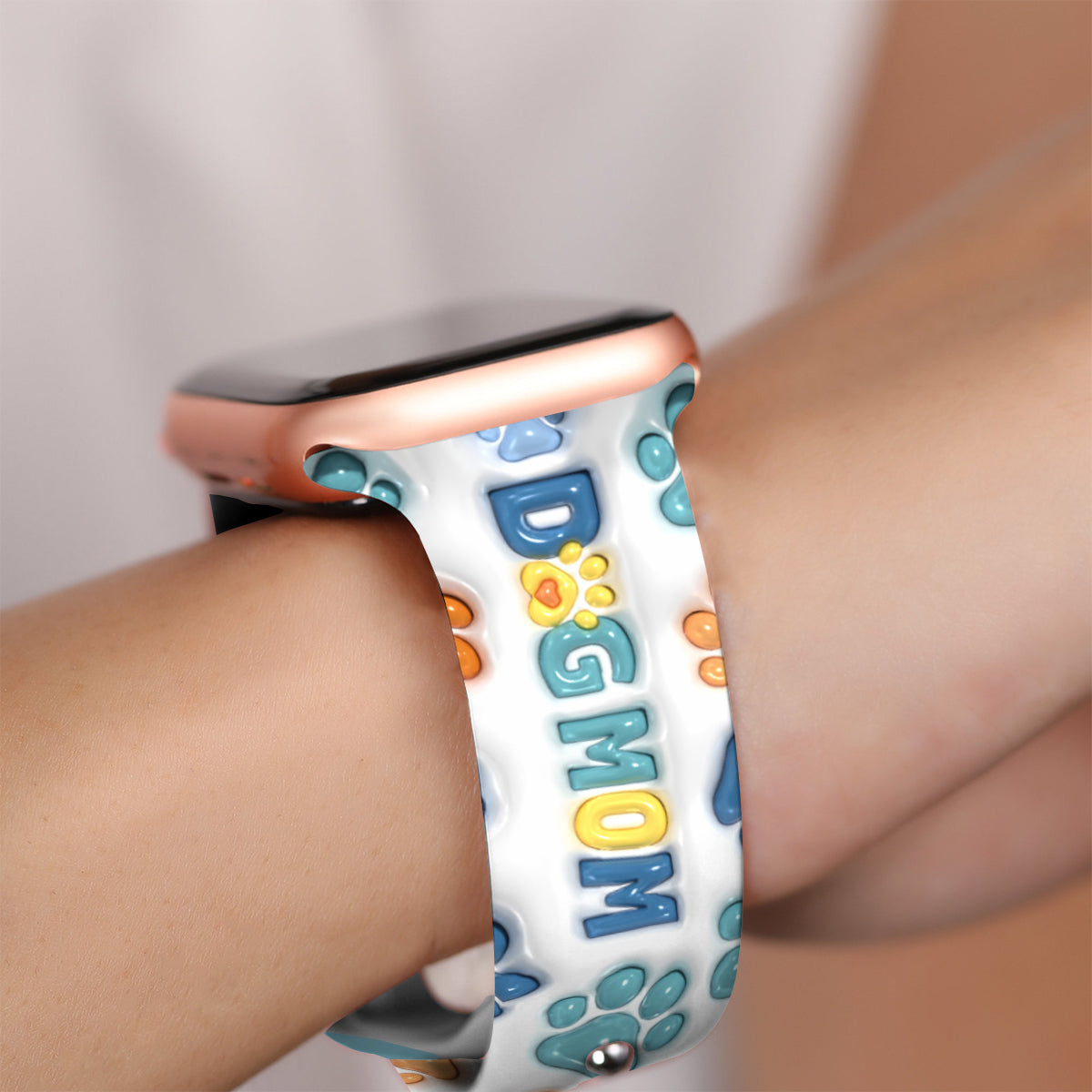 Best Dog Dad/ Mom Ever - Personalized Dog Apple Watch Band