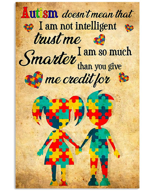 Autism Trust Me - Autism Awareness Poster 0921