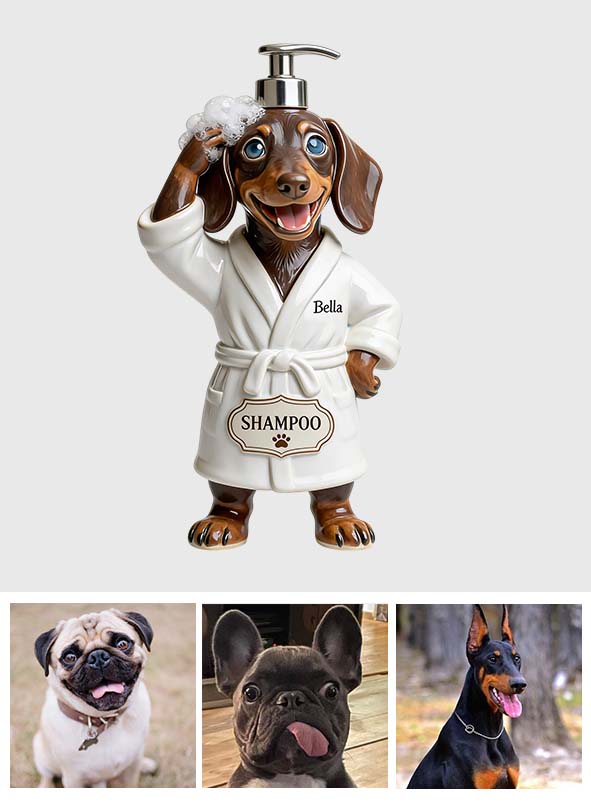 Any Photo Funny Pets - Personalized Dog Pump Dispenser