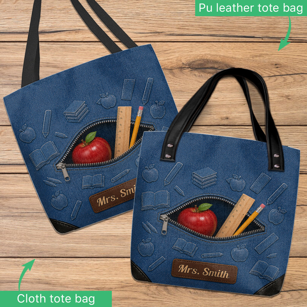 Love Being A Teacher - Personalized Teacher Tote Bag