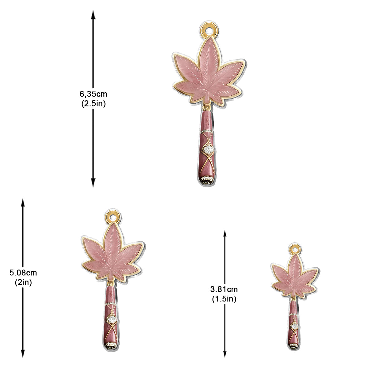 Feeling Dope - Personalized Weed Earrings & Pendants Necklace