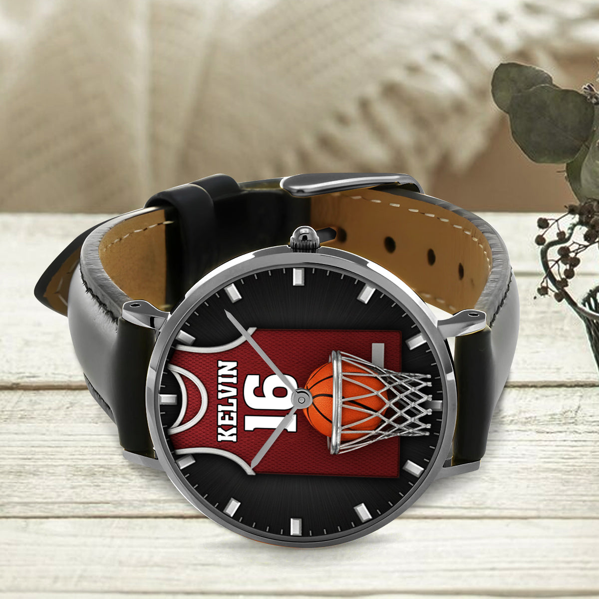 Love Basketball - Personalized Basketball Hand Watch