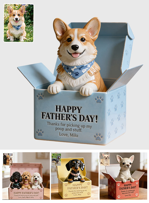 Fur Baby Father’s Day - Personalized Dog Custom Shaped Acrylic Plaque