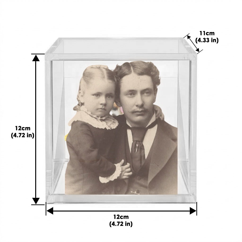 Custom Any Photo Always With You - Personalized Memorial 3D Memory Box