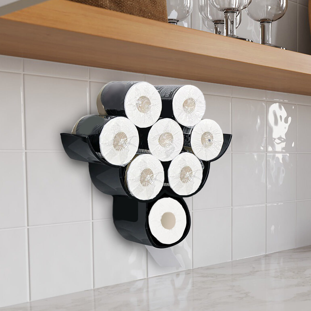 Funny Bathroom Decor - Nice As* - Personalized Donkey Toilet Paper Holder Rack