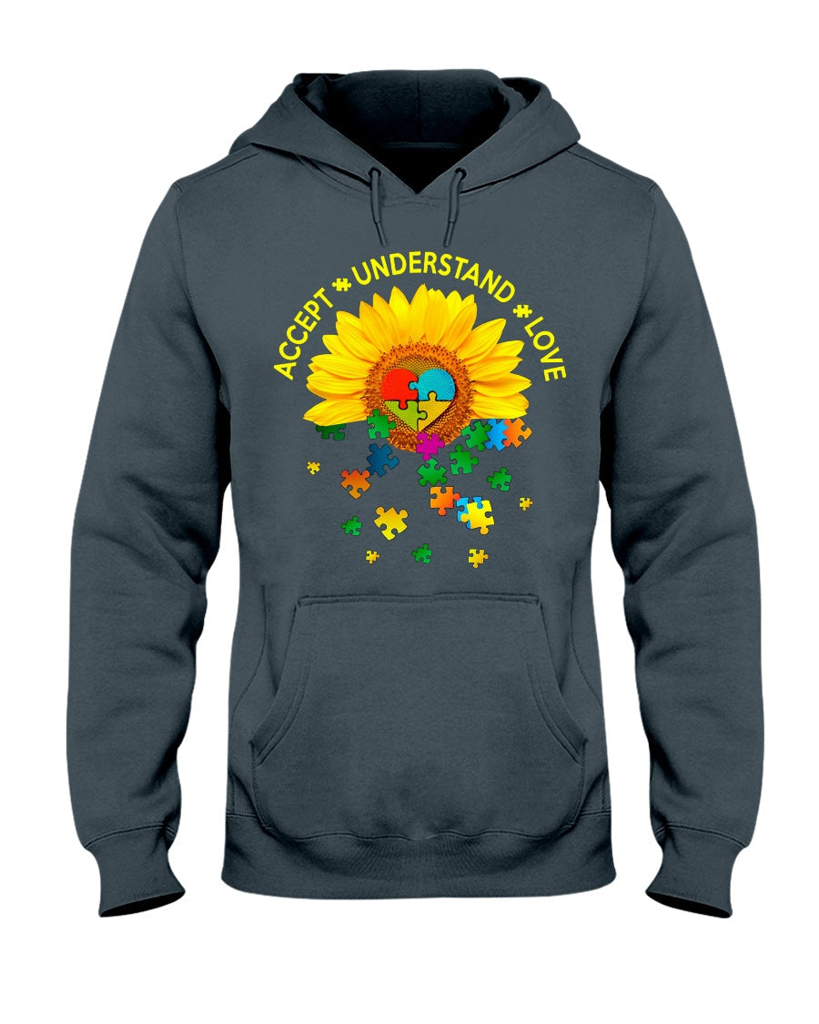 Autism Accept Understand Love - Autism Awareness T-shirt and Hoodie 0921