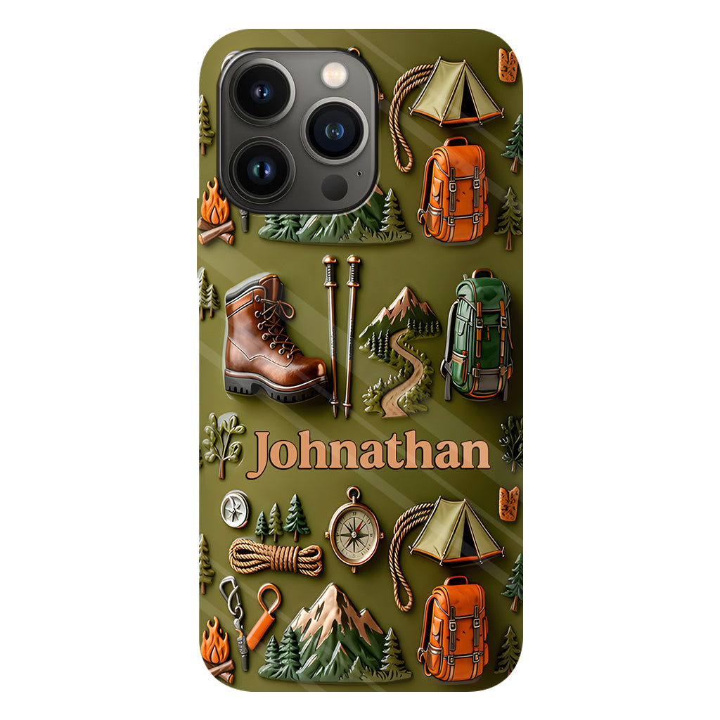 Hiking Makes Me Happy - Personalized Hiking Full Print Phone Case