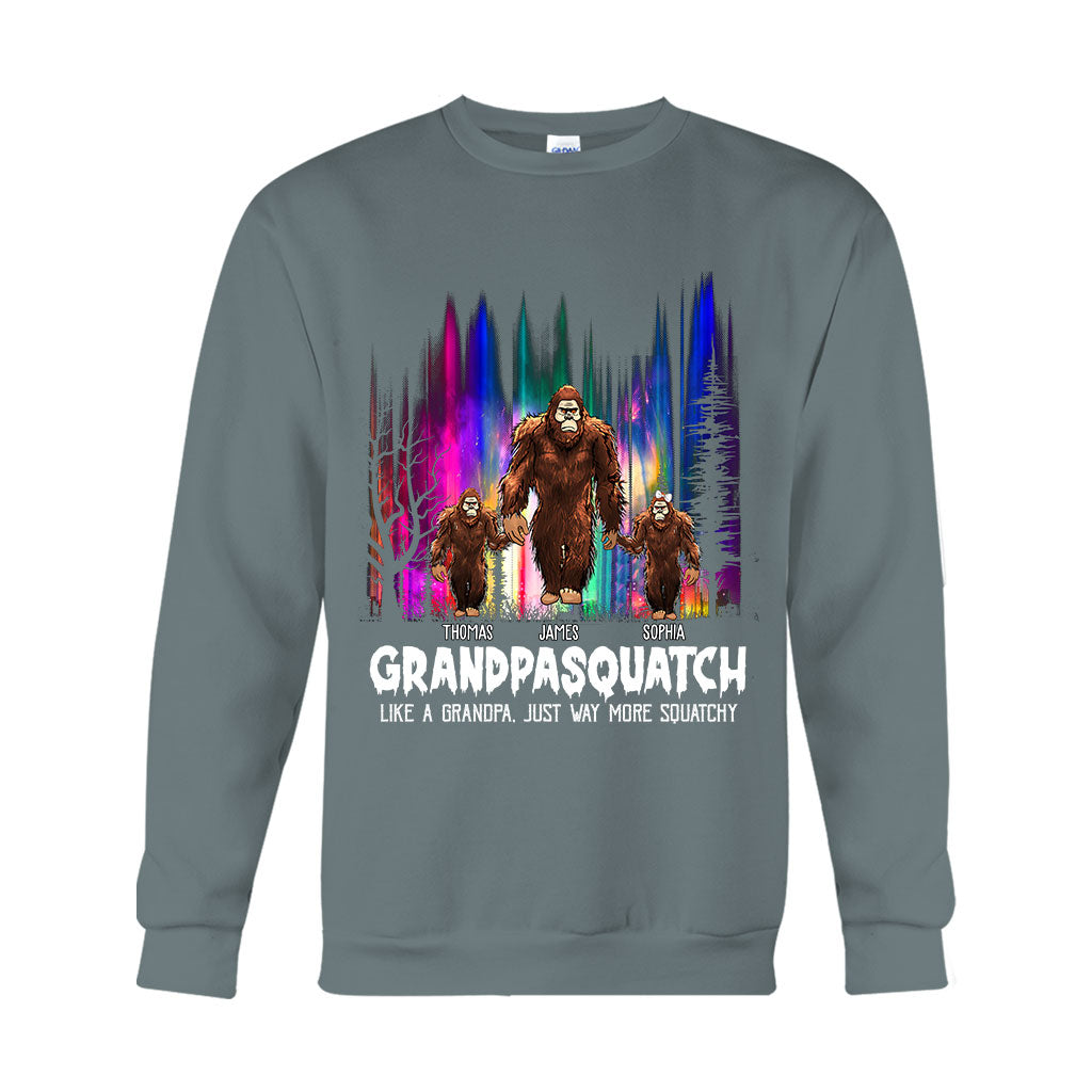 Grandpasquatch - Personalized Grandpa T-shirt And Hoodie