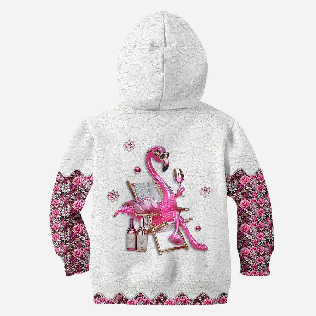 Be a Flamingo In a Flock of Pigeons - Personalized Flamingo All Over Shirt