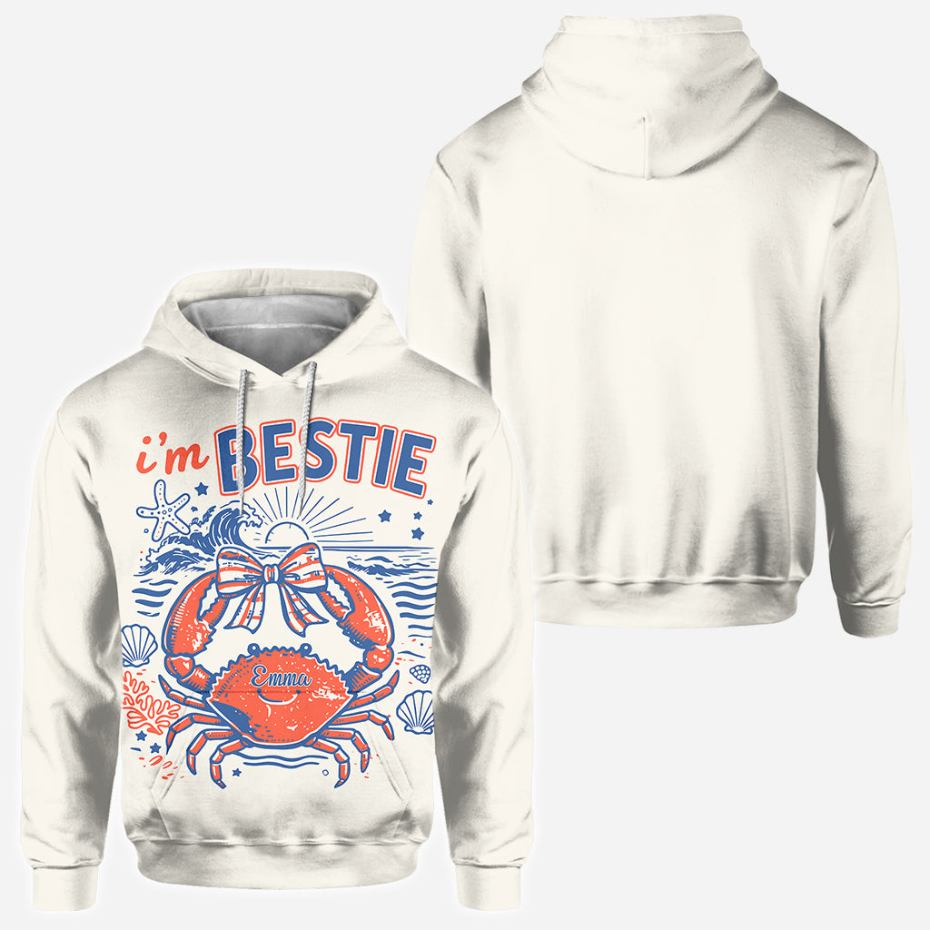 If Crabby Please Return To Bestie - Personalized Bestie All Over Shirt