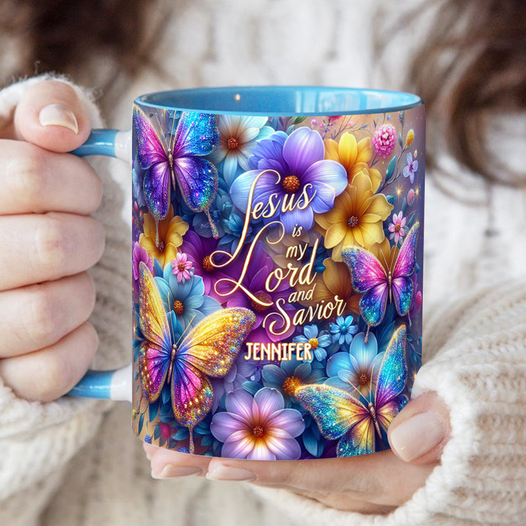 Jesus Is My Lord - Personalized Christian Accent Mug